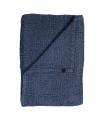 Niebieska narzuta na łóżko 160x260 Dani Indigo Oeko-Tex Gots HIMLA