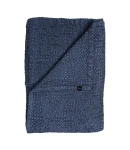 Niebieska narzuta na łóżko 260x260 Dani Indigo Oeko-Tex Gots HIMLA