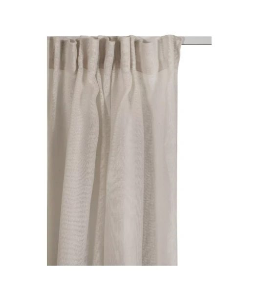 Linen voile curtain beige 140x290 Skylight Fog 1 pcs - Himla