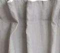 Linen curtains on tape 140x250 light grey Sunshine Premium Ash 1 pcs - Himla