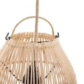Abażur do lampy wiszącej z rattanu Zuri-S BAZAR BIZAR