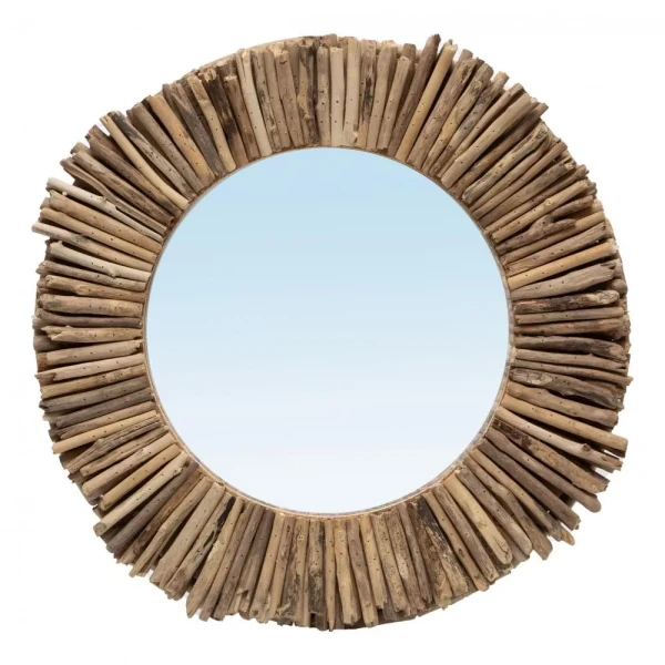 Lustro dekoracyjne Driftwood Halo 60 - Bazar Bizar