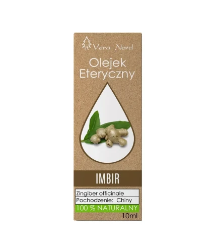 Olejek imbirowy 10 ml olejek eteryczny VERA NORD