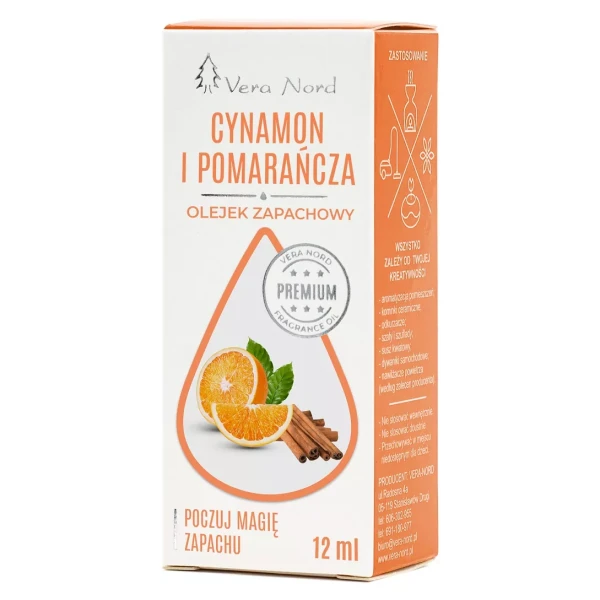 Cinnamon with orange fragrance oil 12 ml - Vera Nord