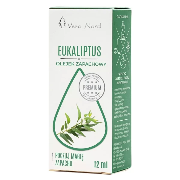 Olejek eukaliptusowy 12 ml olejek zapachowy VERA NORD