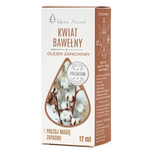Olejek kwiat bawełny 12 ml olejek zapachowy VERA NORD