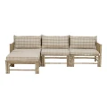 Bamboo garden sofa Korfu pouffe module - Bloomingville