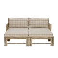 Bamboo garden sofa Korfu pouffe module - Bloomingville