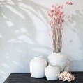 Grey terracotta decorative vase Peaky S - Bazar Bizar