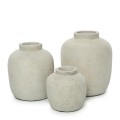 Grey terracotta decorative vase Peaky S - Bazar Bizar