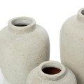 Grey terracotta decorative vase Peaky S - Bazar Bizar