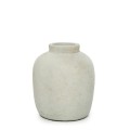 Grey terracotta decorative vase Peaky M - Bazar Bizar