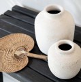 Grey terracotta decorative vase Peaky M - Bazar Bizar