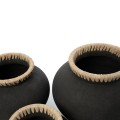 Black vase jar Styly L - Bazar Bizar