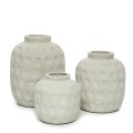 Grey modern terracotta vase Trendy M - Bazar Bizar