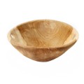 Teak wooden bowl with holes - Bazar Bizar
