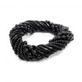 Black napkin ring set of 4 - Bazar Bizar