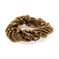 Gold napkin ring set of 4 - Bazar Bizar