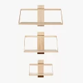 Półka na ścianę drewniana dąb naturalny Wood Wall 45 - Andersen Furniture