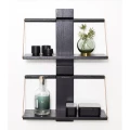 Półka na ścianę drewniana dąb czarny Wood Wall 45 - Andersen Furniture