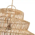 Rattanowy abażur do lampy sufitowej Boho Shapes BAZAR BIZAR