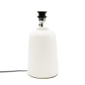 Table lamp with white terracotta base - Bazar Bizar