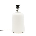 Lampa stołowa podstawa biała terakota BAZAR BIZAR