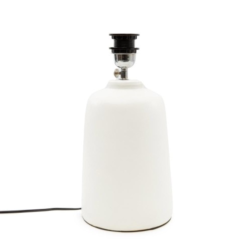 Lampa stołowa podstawa biała terakota BAZAR BIZAR