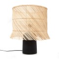 Lampa stołowa podstawa czarna terakota BAZAR BIZAR