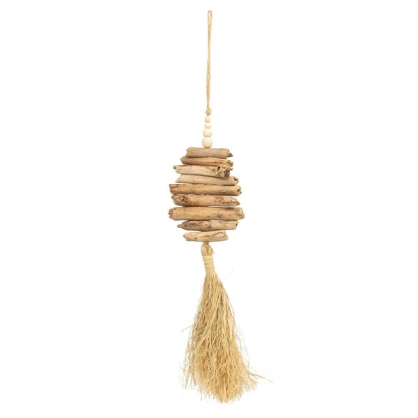 Tassel Raffia Driftwood Bali - Bazar Bizar