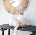 Chwost zawieszka Shell Cotton Tassel Pink BAZAR BIZAR