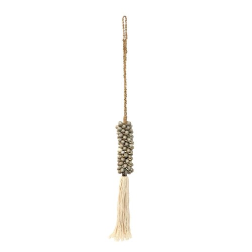 Tassel Shell Cotton Grey - Bazar Bizar