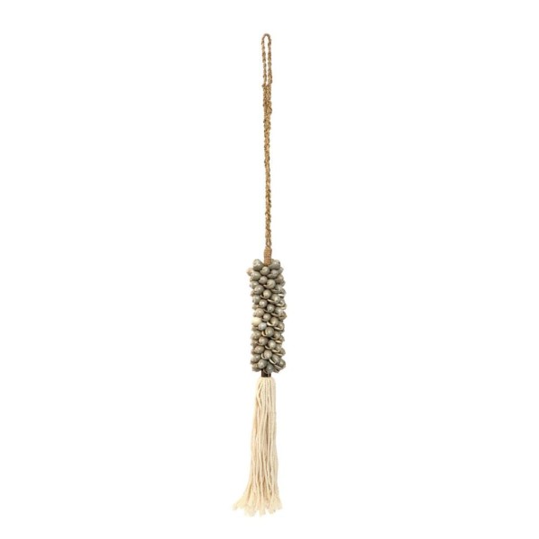 Tassel Shell Cotton Grey - Bazar Bizar
