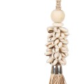 Tassel Cowrie Raffia Natural - Bazar Bizar