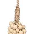 Tassel Wooden Beads Natural - Bazar Bizar