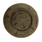 Talerz na ścianę rattanowy duży Jasmine Plate 80 BAZAR BIZAR