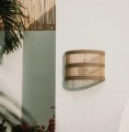 Rattan lamp shade Doedoe Wall - Bazar Bizar