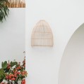 Large lampshade for wall lamp Lalo Wall rattan - Bazar Bizar