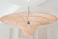 Designerski klosz do lampy wiszącej z rattanu Sky 60 - Bazar Bizar