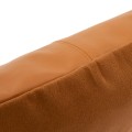 Brown leather decorative pillow 60x60 Panel Camel - Bazar Bizar