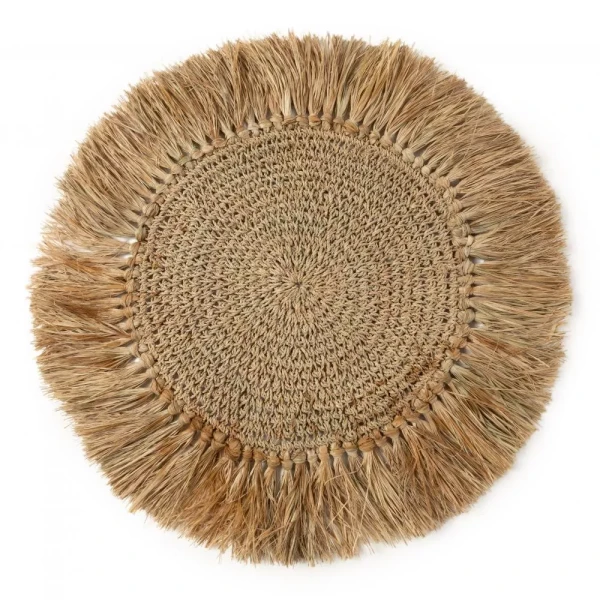 Podkładka pod talerz z rafii Crochet Raffia BAZAR BIZAR
