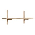 Półka wisząca z drewna dębowego Light Shelf 90 - Andersen Furniture