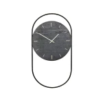 Duży zegar na ścianę A-Wall Clock czarny dąb - Andersen Furniture