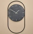 Duży zegar na ścianę A-Wall Clock czarny dąb - Andersen Furniture