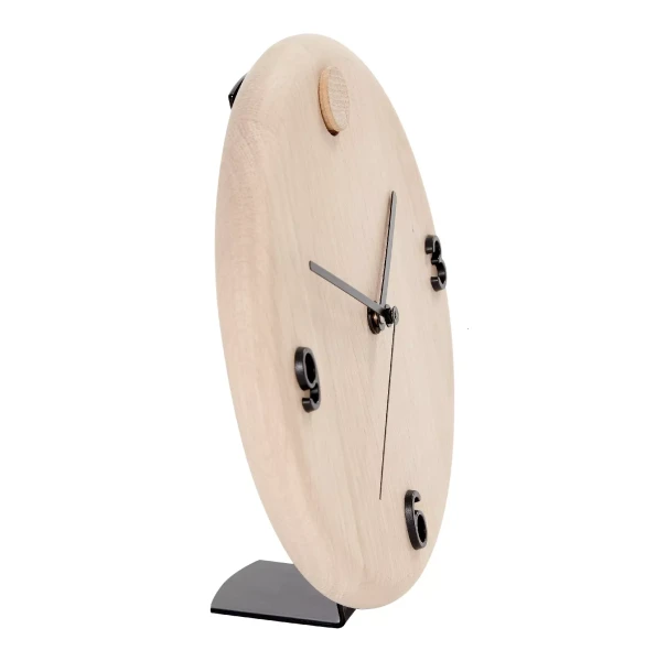 Drewniany zegar stojący na komodę WoodTime dąb - Andersen Furniture