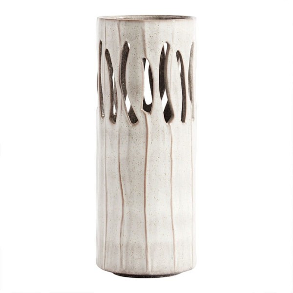 Ceramic lantern Oyster Gaia M - Muubs