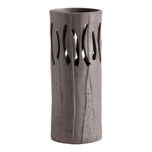 Ceramic lantern Chocolate Gaia M - Muubs