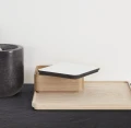 Pudełko drewniane z dwoma przegródkami naturalne CreateMe 12 - Andersen Furniture