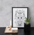 Pudełko drewniane z czterema przegródkami naturalne CreateMe 12 - Andersen Furniture
