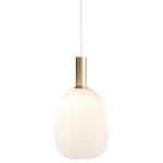 Biała lampa sufitowa Alton23 ze szkła NORDLUX